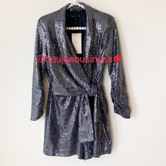 ZARA Sequin Jumpsuit - Picture 2 of 8